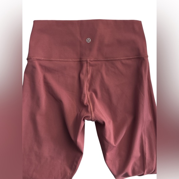 Lululemon Wunder Under Crop (Hi-Rise) *Full-On Luxtreme 21" in So Merlot Size 8 - Picture 6 of 12